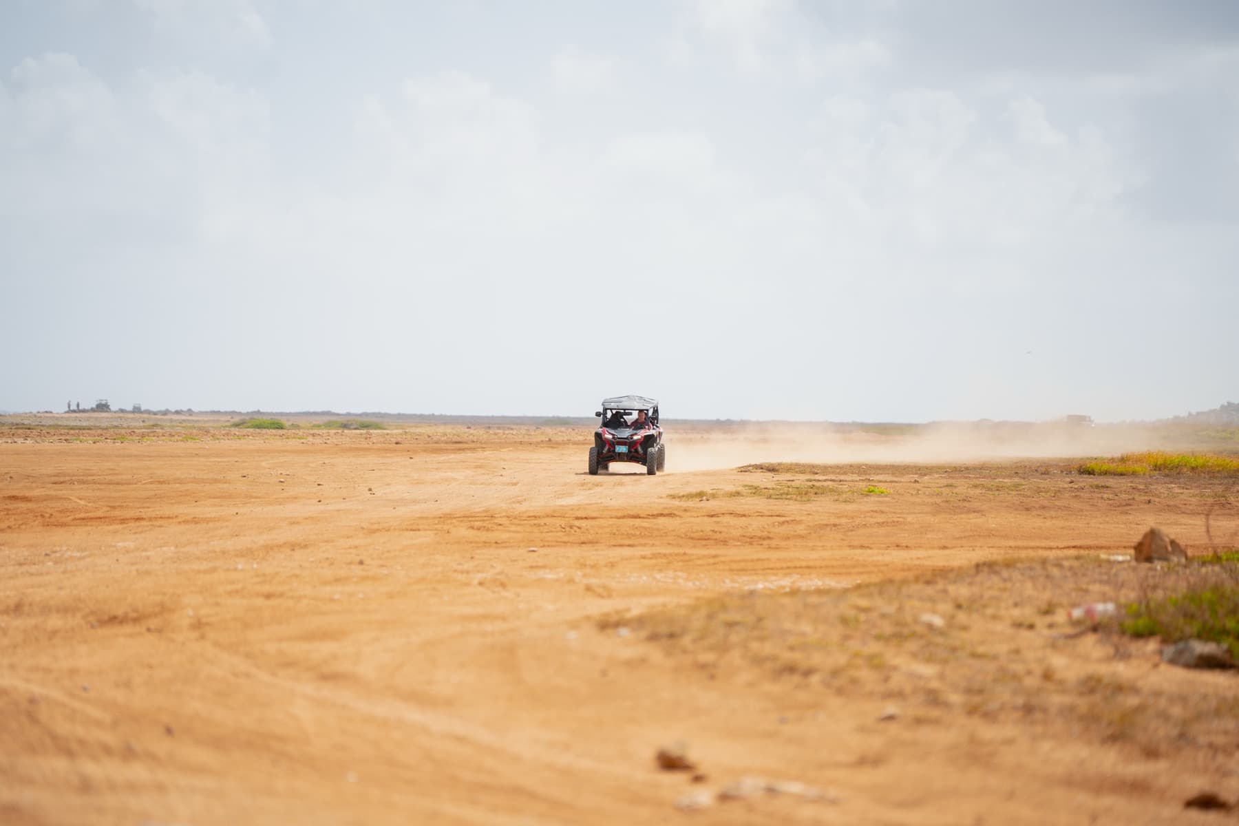 UTV on a Aruba desert trail